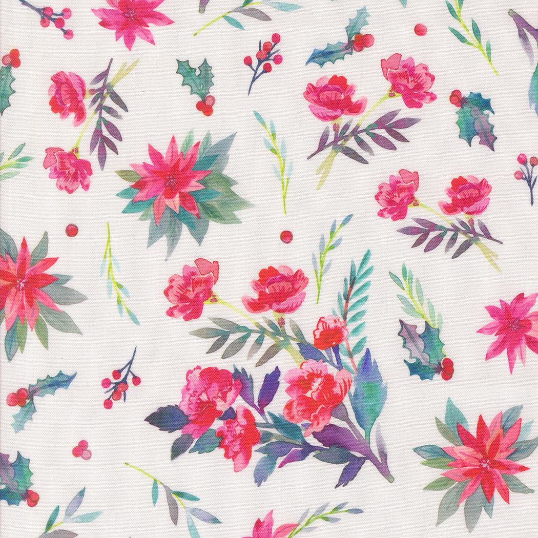 Moda-Christmas Bouquet Snowflake-fabric-gather here online