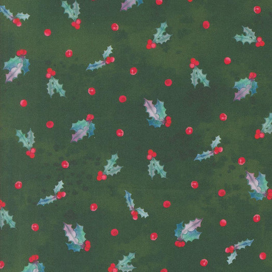 Moda-Holly Berry Evergreen-fabric-gather here online