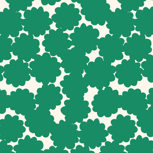 Cloud9-Blossom Green-fabric-gather here online