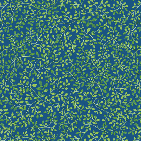 Cloud9-Endless Green - Dark Blue-fabric-gather here online