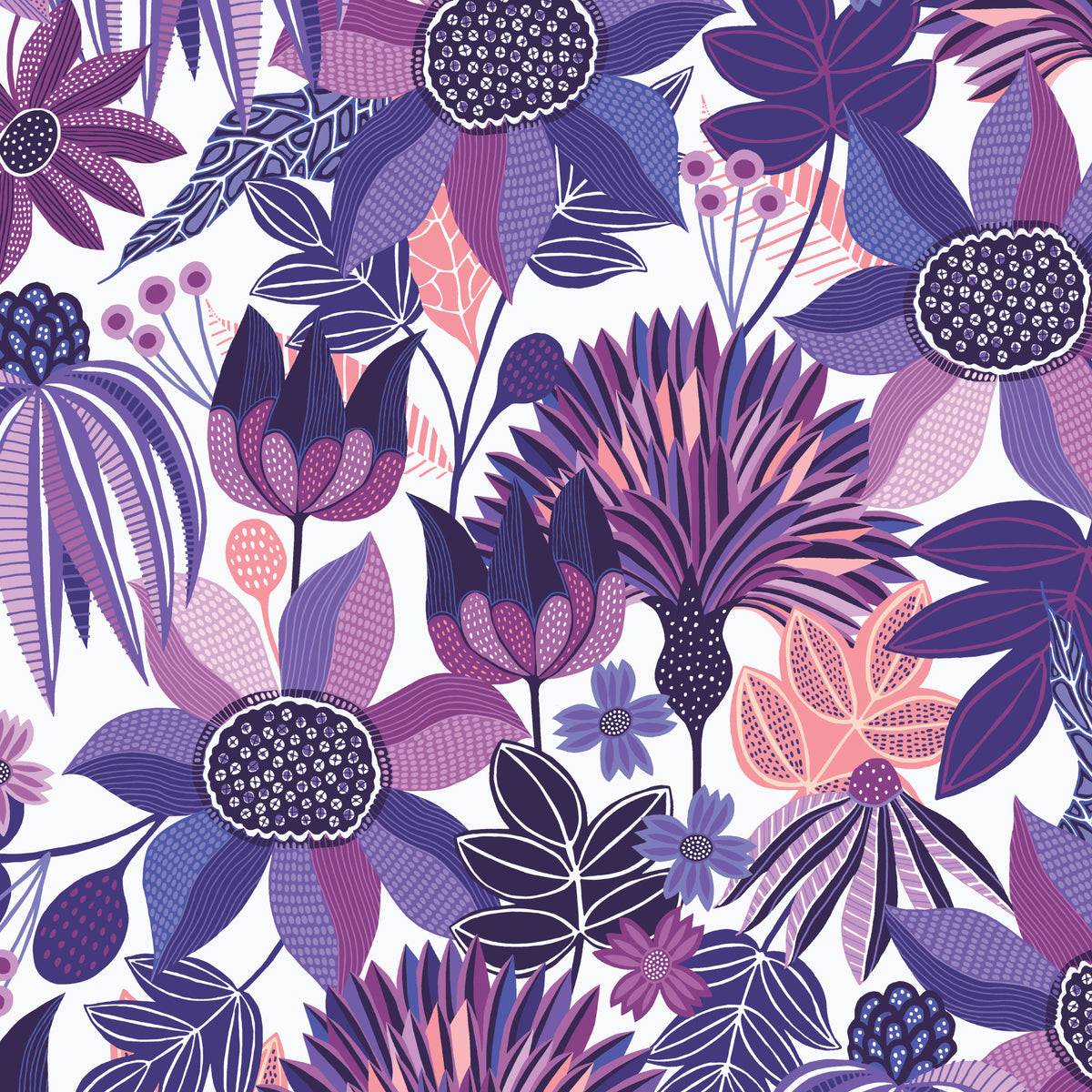 Cloud9-Paradise Floral-fabric-gather here online