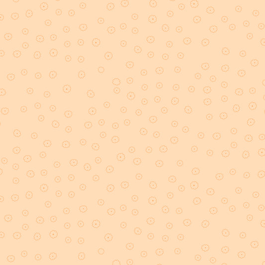 Cloud9-Tiny Flowers Peach-fabric-gather here online