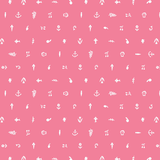 Cloud9-Petite Produce Pink-fabric-gather here online
