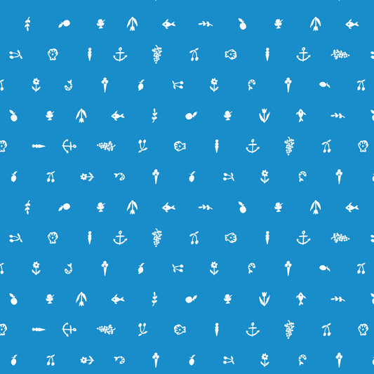 Cloud9-Petite Produce Blue-fabric-gather here online