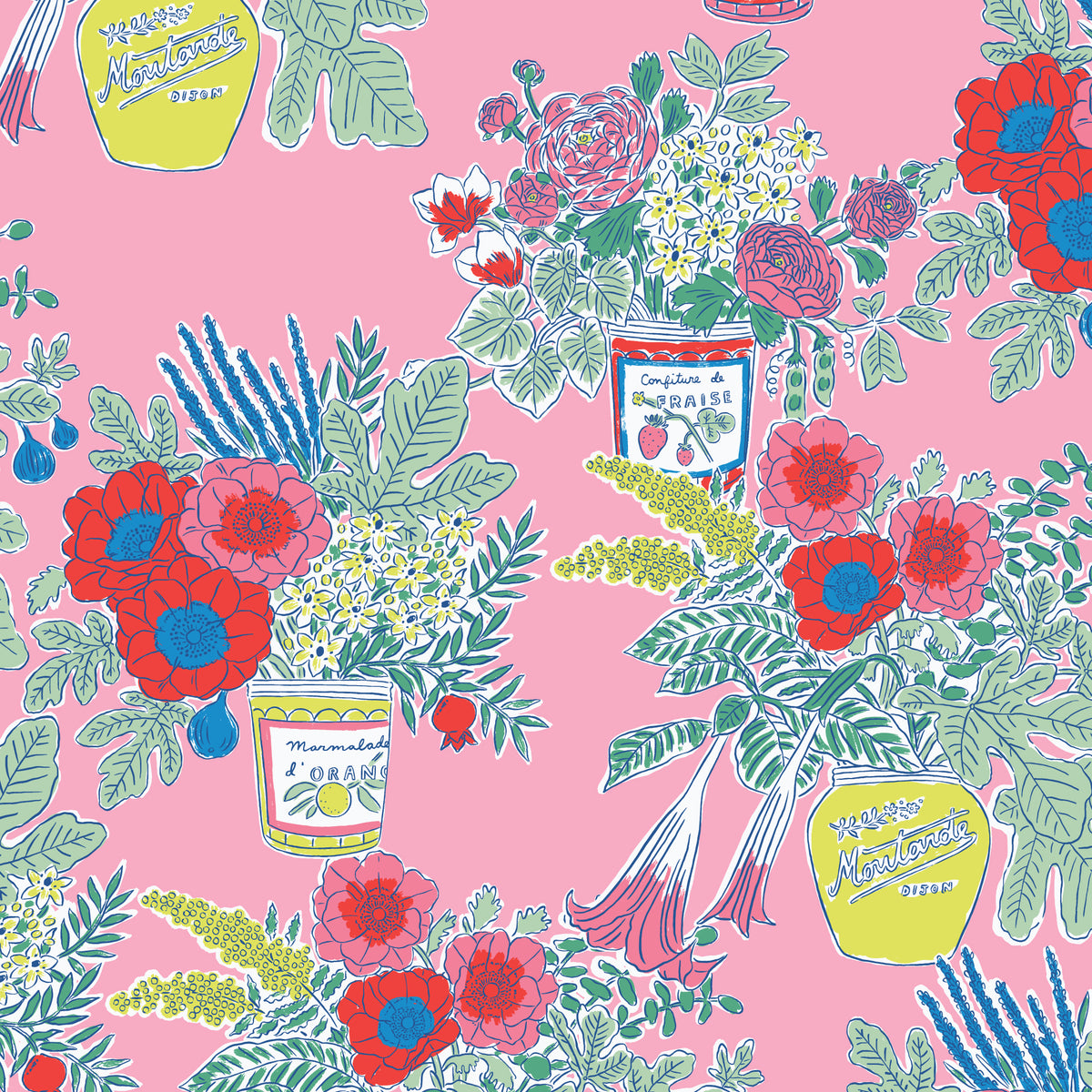 Cloud9-Nice Flowers-fabric-gather here online