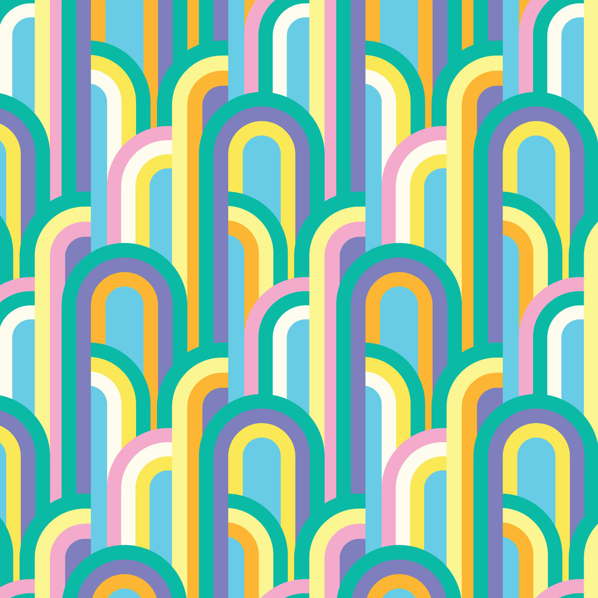Cloud9-Rainbows Forever Multi-fabric-gather here online
