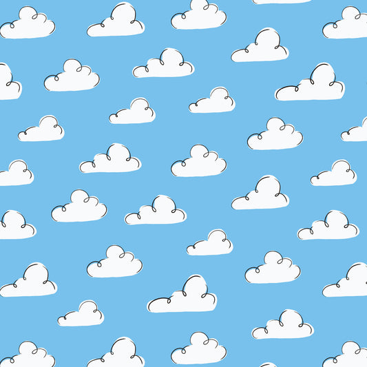 Cloud9-Summer Sky Blue-fabric-gather here online