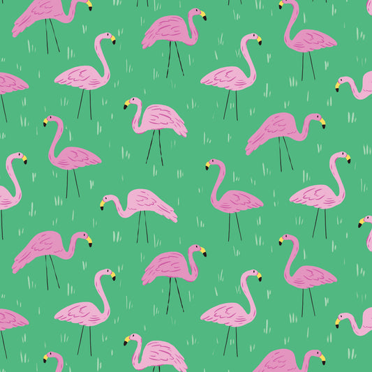Cloud9-Let's Flamingle-fabric-gather here online