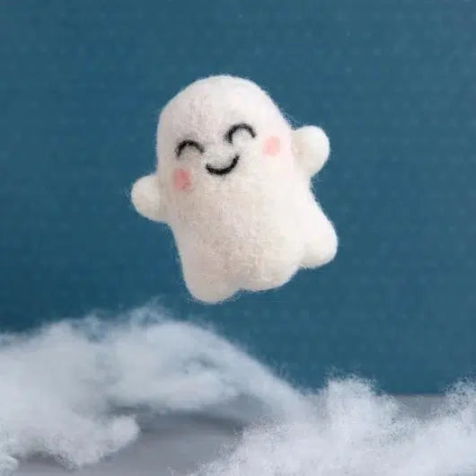 Hawthorn Handmade-Happy Ghost Mini Needle Felting Kit-craft kit-gather here online