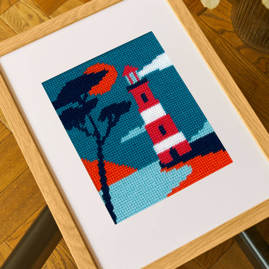 DMC-Needlepoint Tapestry Kit - Lighthouse-xstitch kit-gather here online