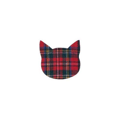 Otto Finn-Small Wool Cat Iron-On Patch-patches + pins-gather here online