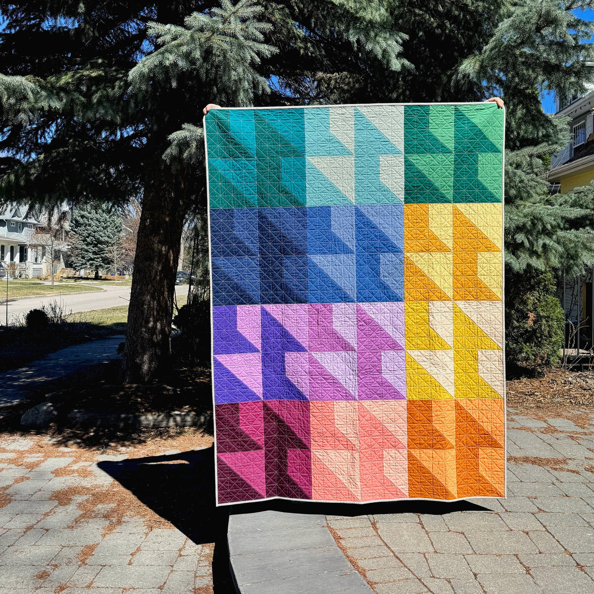 The Blanket Statement-Rockwood Quilt Pattern-quilting pattern-gather here online