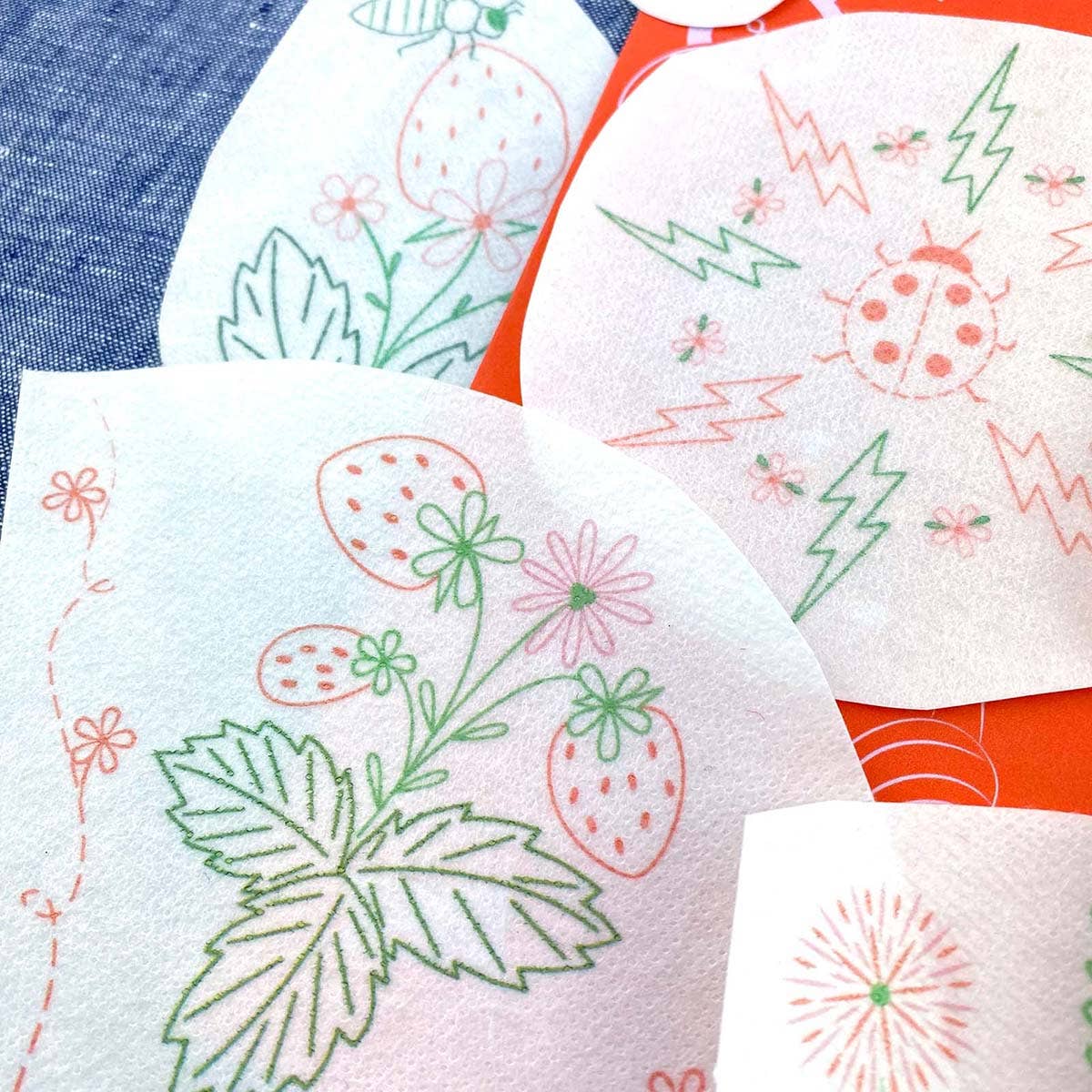 Keller Design Co.-Stick It Stitch It - Strawberry Patch-embroidery pattern-gather here online