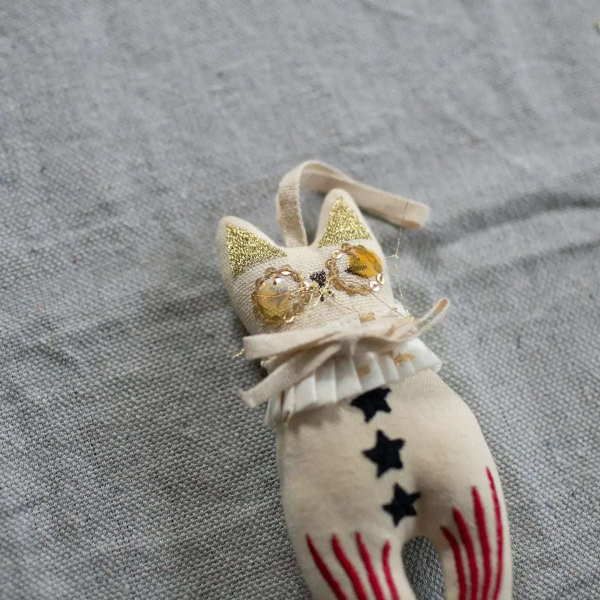 Skippy Cotton-Rocket Cat - Lavender Sachet Ornament-garment care-gather here online
