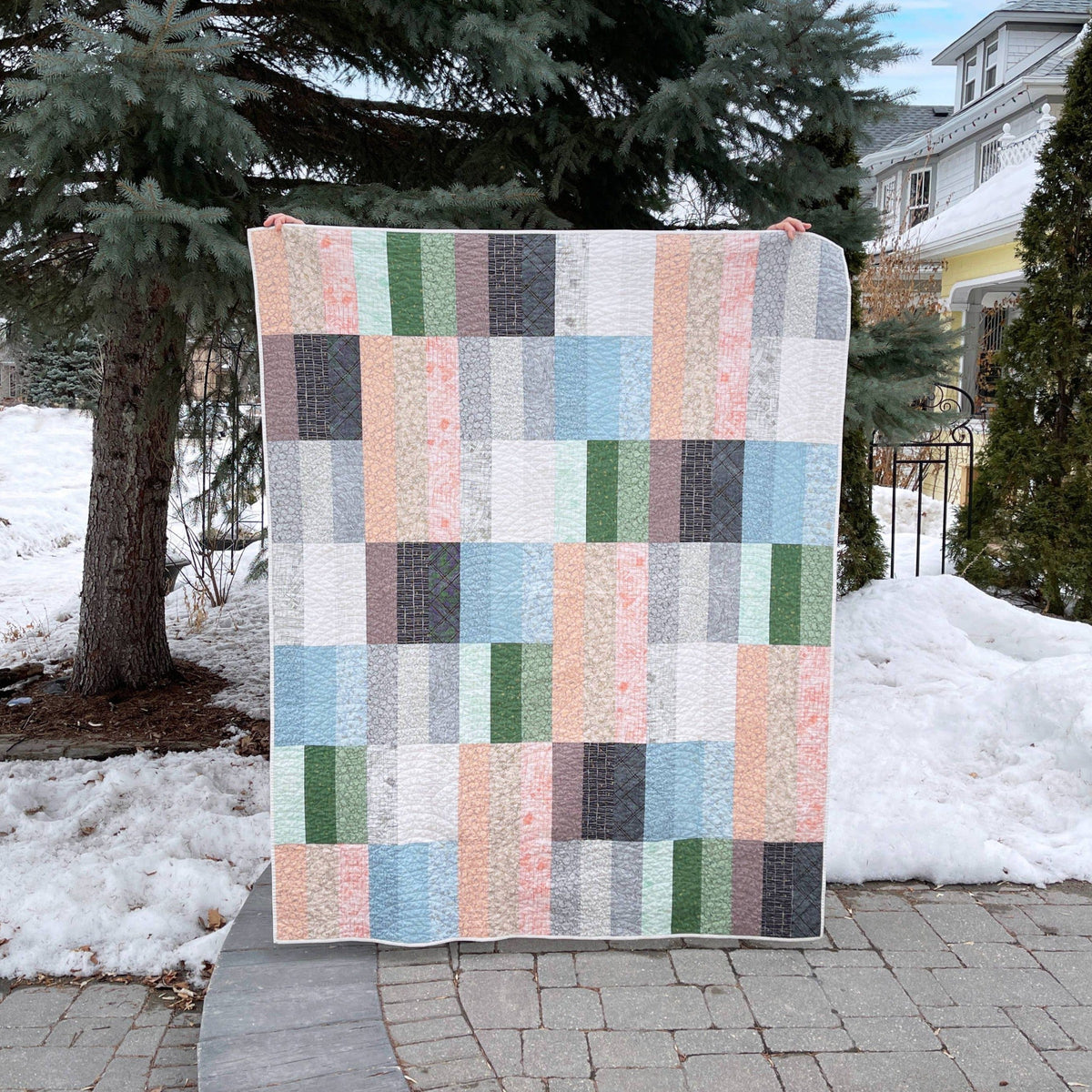 The Blanket Statement-Paint Lake Quilt Pattern-quilting pattern-gather here online