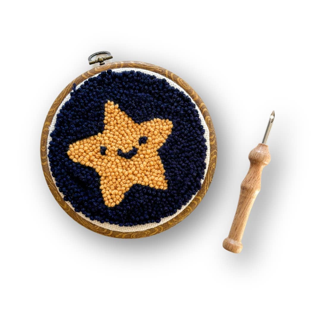 The Urban Acres-Star Punch Needle Kit-craft kit-gather here online
