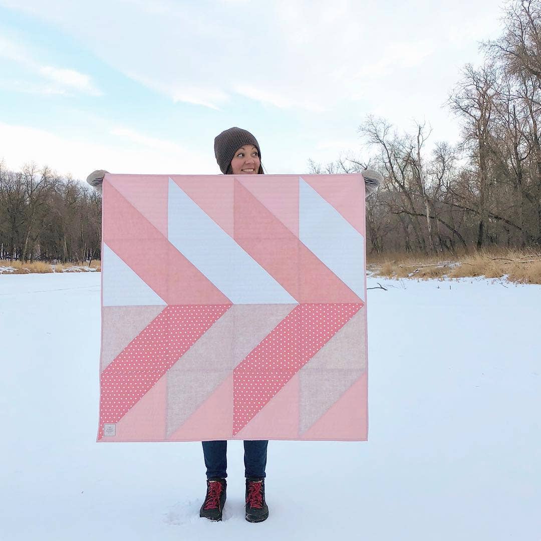 The Blanket Statement-Pine Falls Quilt Pattern-quilting pattern-gather here online