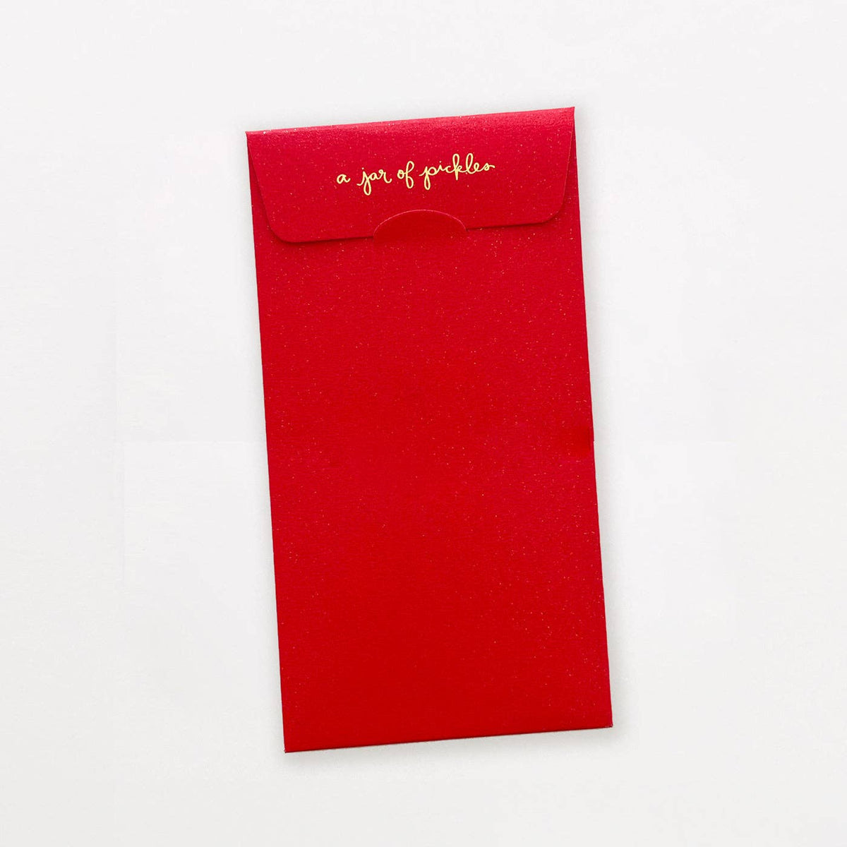 A Jar Of Pickles-Congratulations Simple Red Envelope Set of 3-greeting card-gather here online