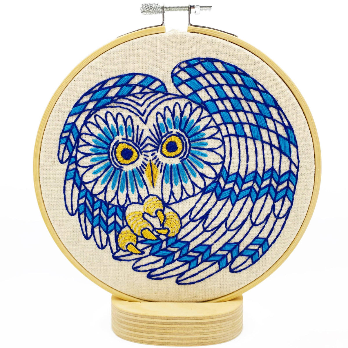 Hook, Line & Tinker-Boreal Owl Embroidery Kit-embroidery kit-gather here online