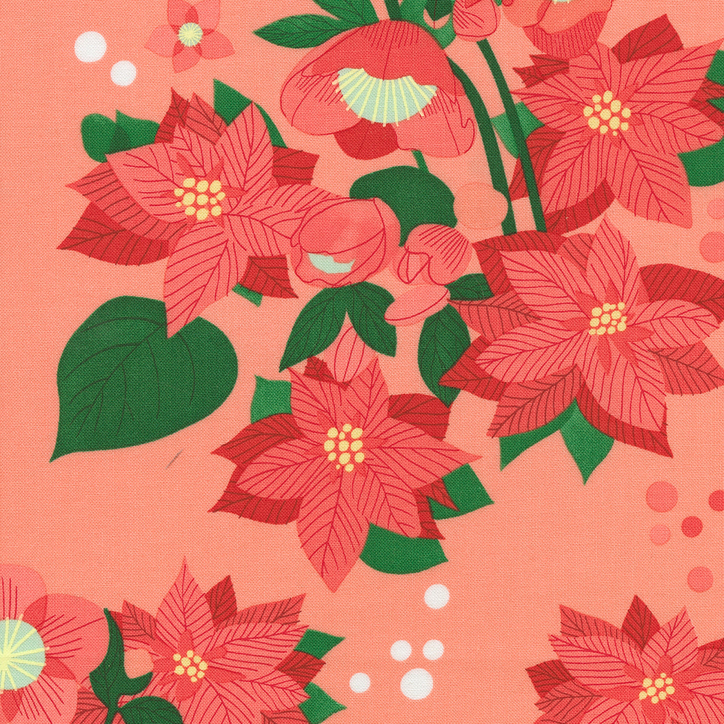 Moda-Poinsettia Carnation-fabric-gather here online