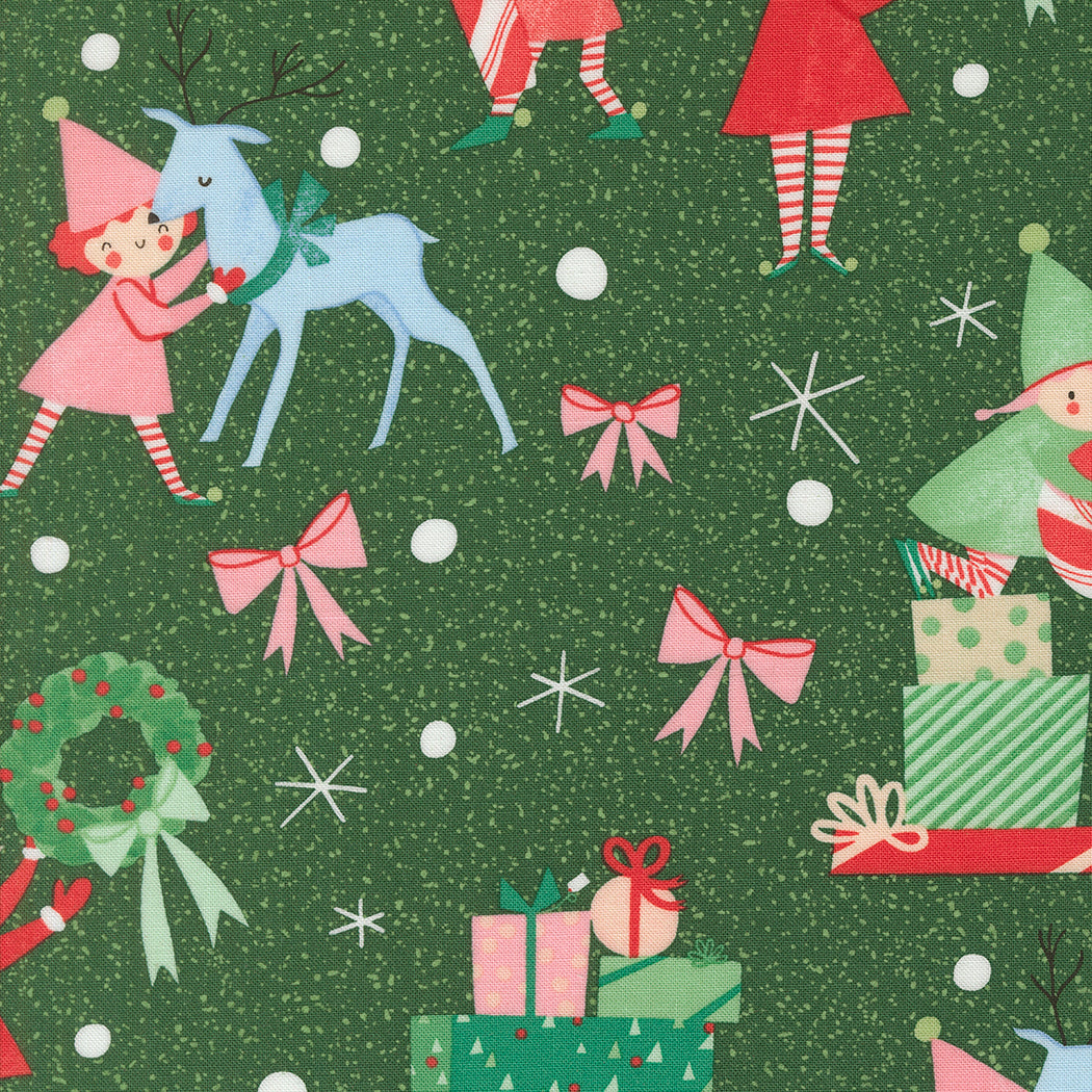 Moda-Elves Pine-fabric-gather here online