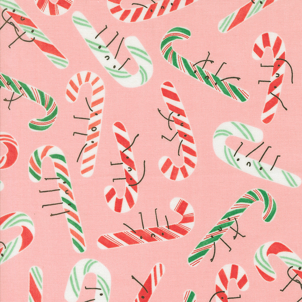 Moda-Candy Cane Cotton Candy-fabric-gather here online