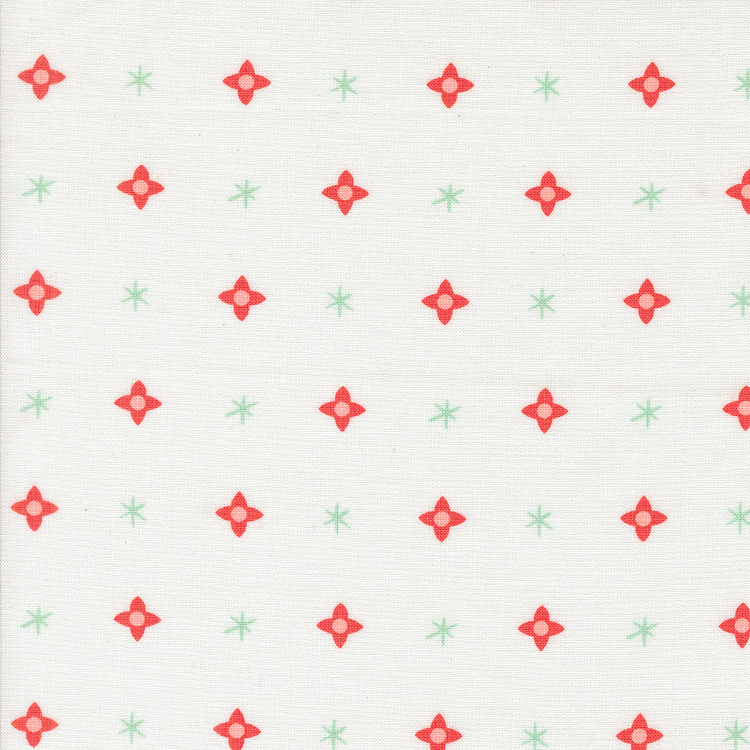 Moda-Christmas Star Snow-fabric-gather here online