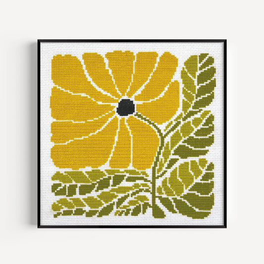 budgiegoods-Sunny Blossom Cross Stitch Kit-xstitch kit-gather here online