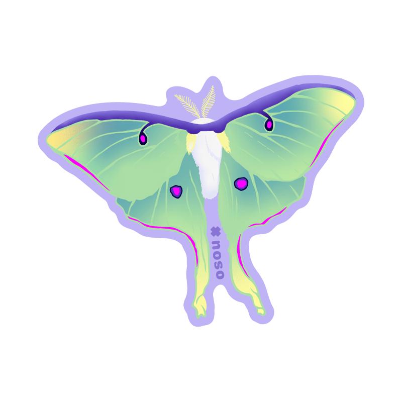Noso Patches-Luna Moth Adhesive Patch-patches + pins-gather here online