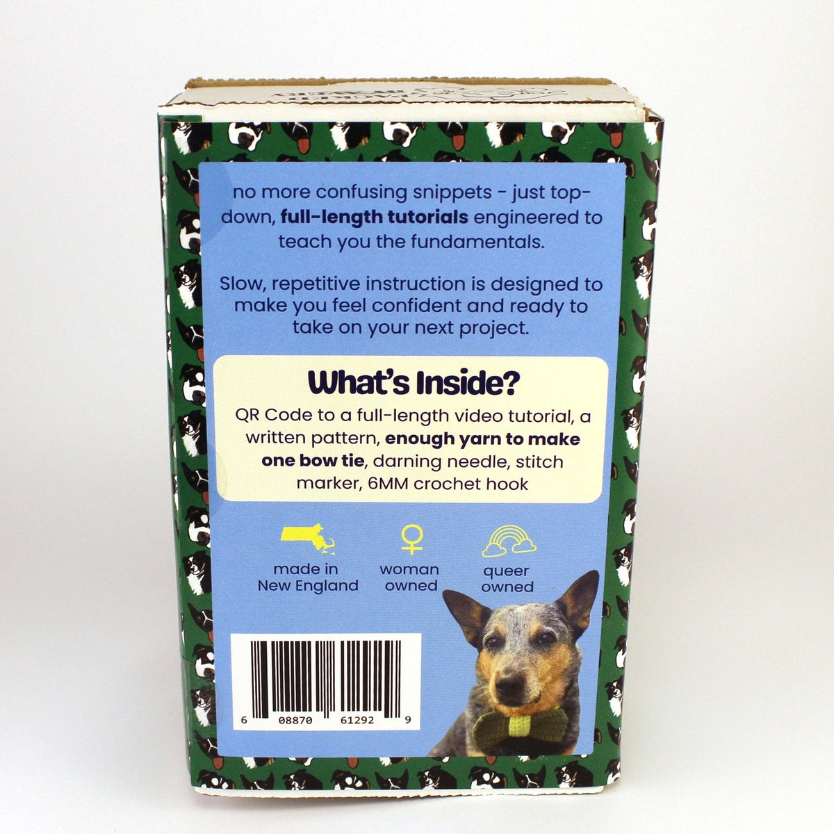 Citizens Crochet-Dapper Dog Bowtie - Beginner Crochet Kit-knitting / crochet kit-gather here online