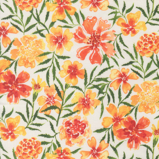 Moda-Golden Days Coral-fabric-gather here online