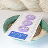 Blue Bird Makery-1" Knit Stitch Buttons-button-Grape-gather here online