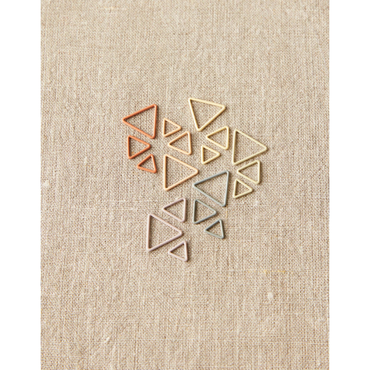 Cocoknits-Triangle Stitch Markers - Earth Tones-knitting notion-gather here online