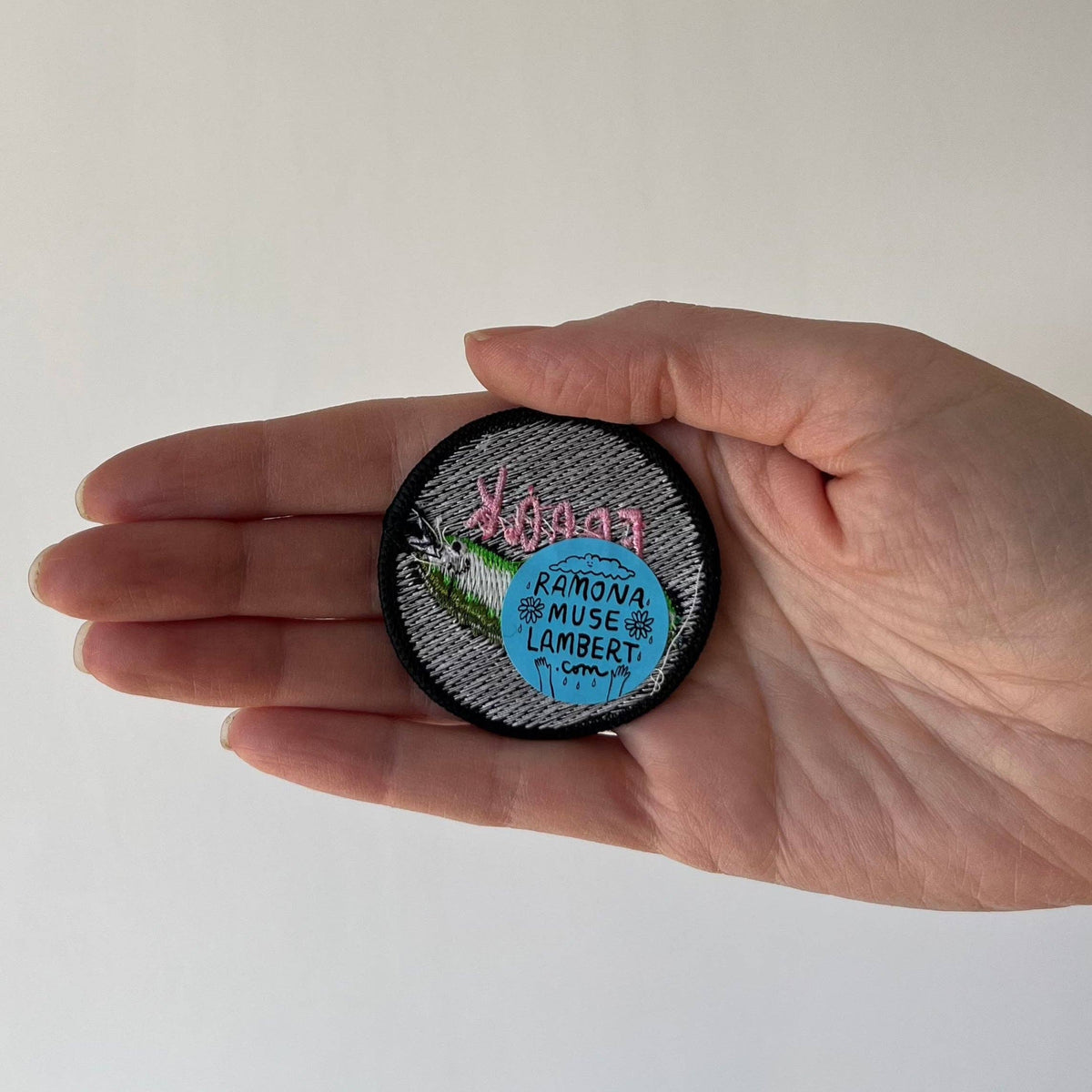 Ramona Muse Lambert-Freak Pickle 2" Embroidered Patch-patches + pins-gather here online