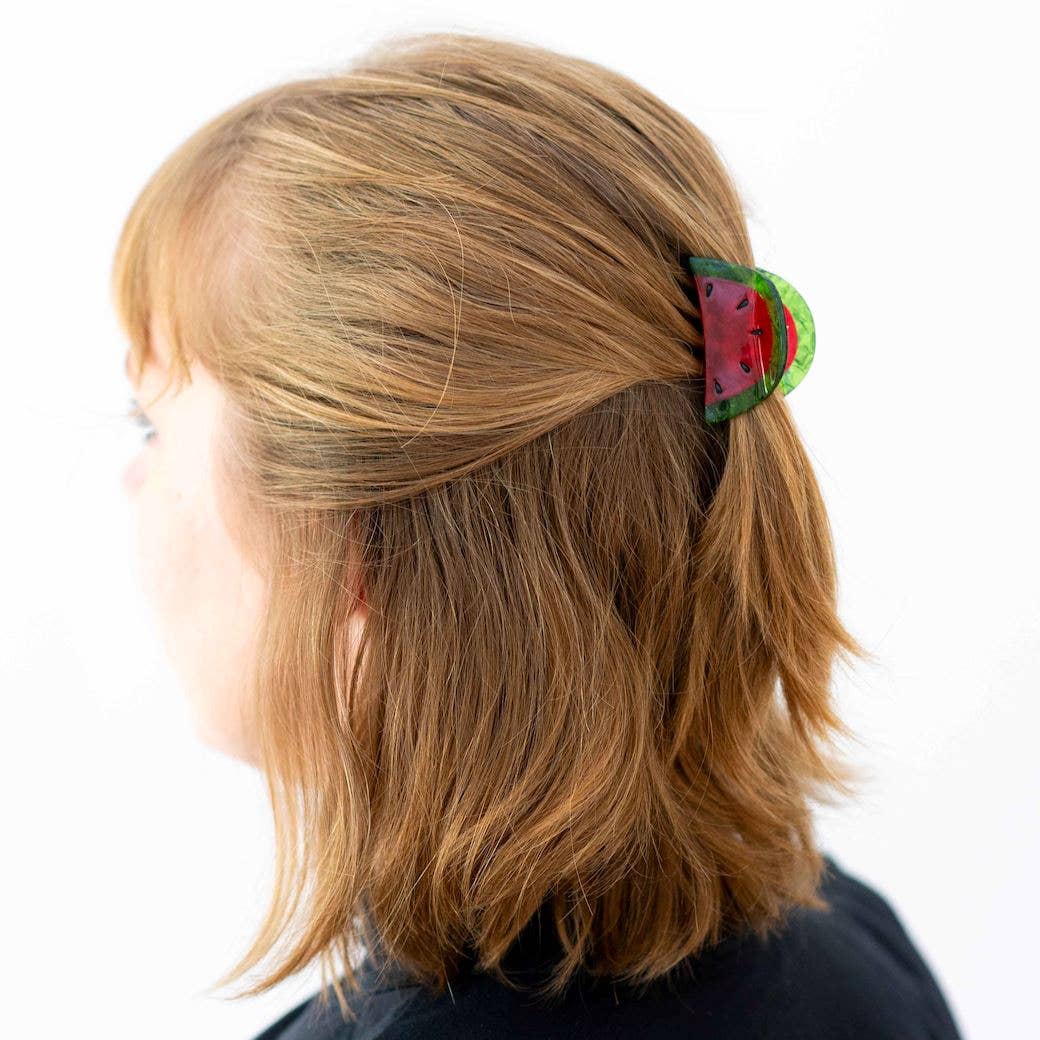 Jenny Lemons-Mini Watermelon Hair Claw-accessory-gather here online