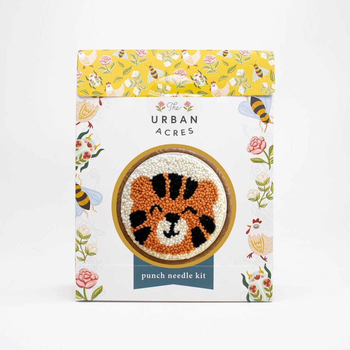 The Urban Acres-Tiger Punch Needle Kit-craft kit-gather here online