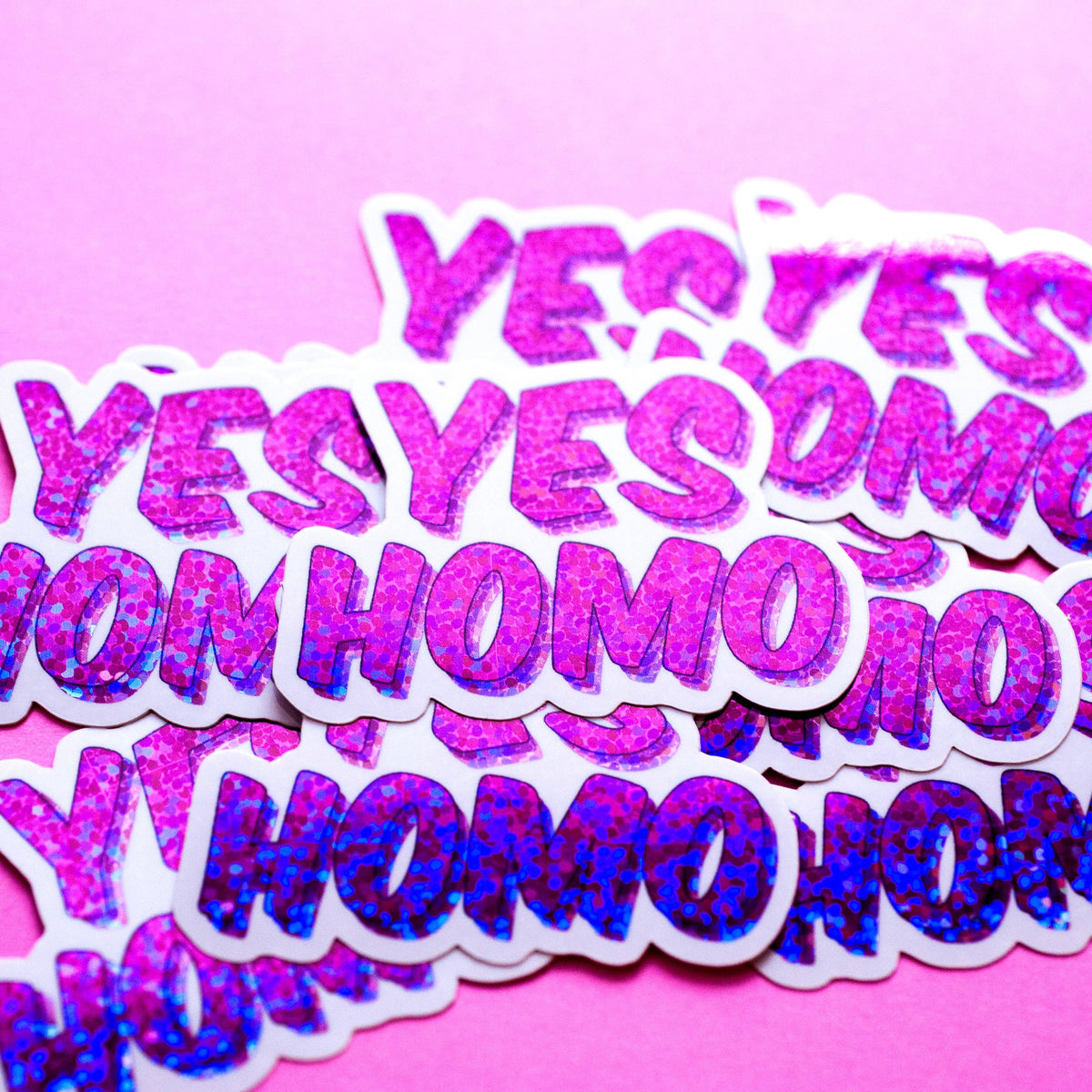 Crafty Queer Studio-Yes Homo Sticker-accessory-gather here online