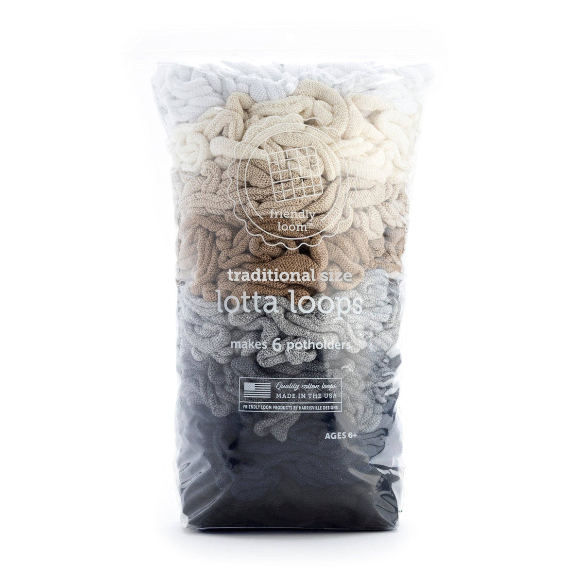 Friendly Loom-Lotta Loops - Traditional-craft notion-Neutrals-gather here online
