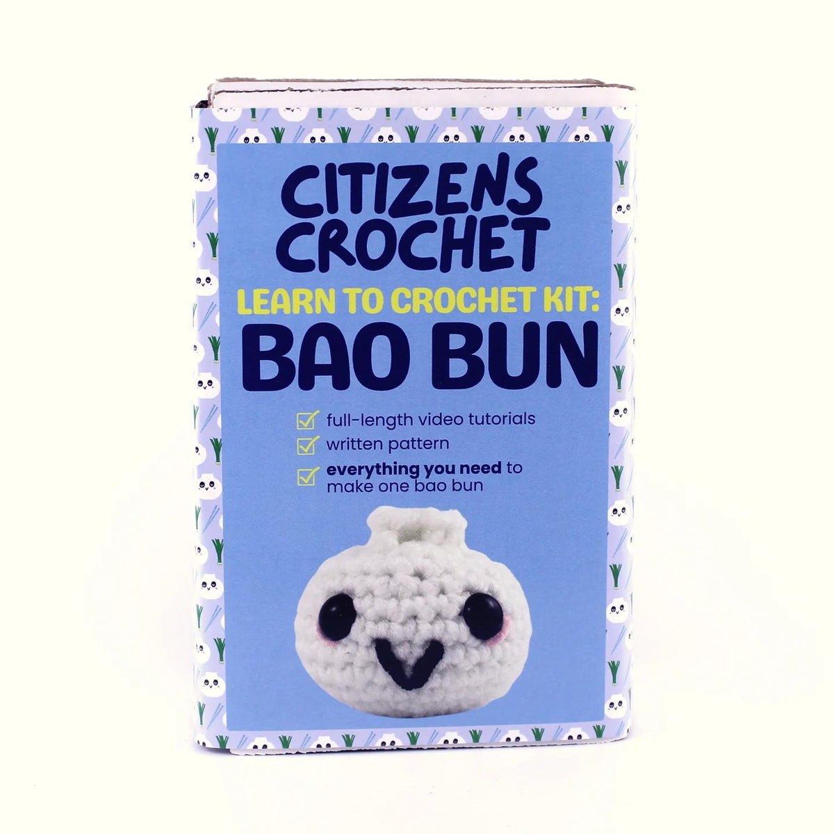 Citizens Crochet-Bao Bun Mini Plush Toy - Beginner Crochet Kit-knitting / crochet kit-gather here online