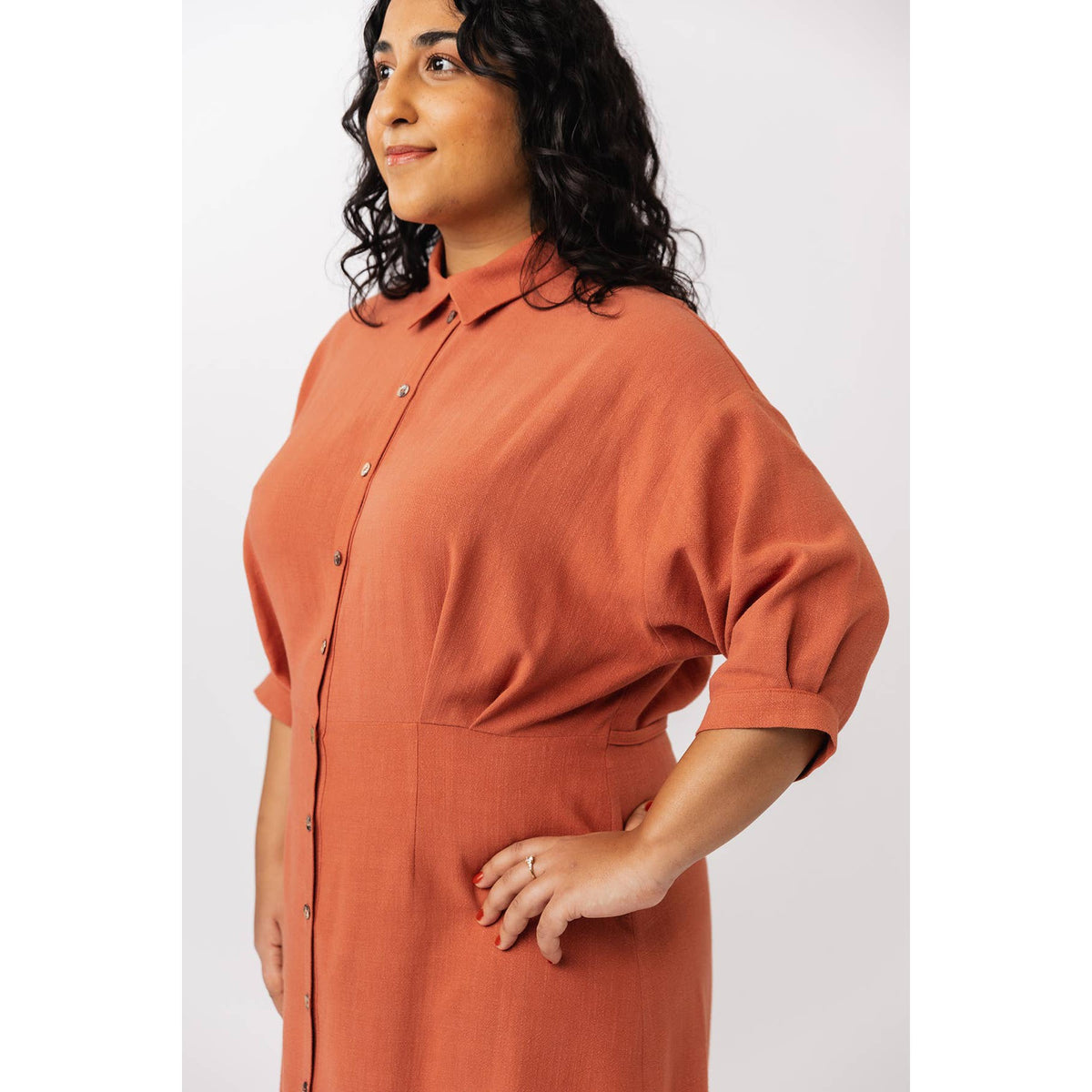 Named Clothing-Silmu Shirt & Shirt Dress Pattern-sewing pattern-gather here online