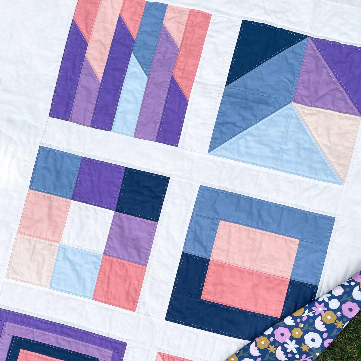 The Blanket Statement-Boreal Forest Quilt Pattern-quilting pattern-gather here online