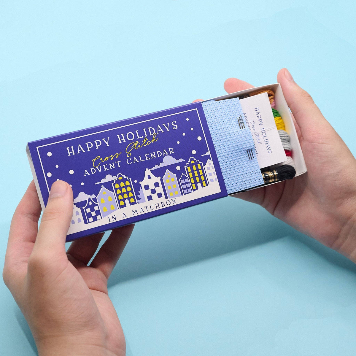 Marvling Bros Ltd-Happy Holidays Cross Stitch Advent Calendar-xstitch kit-gather here online