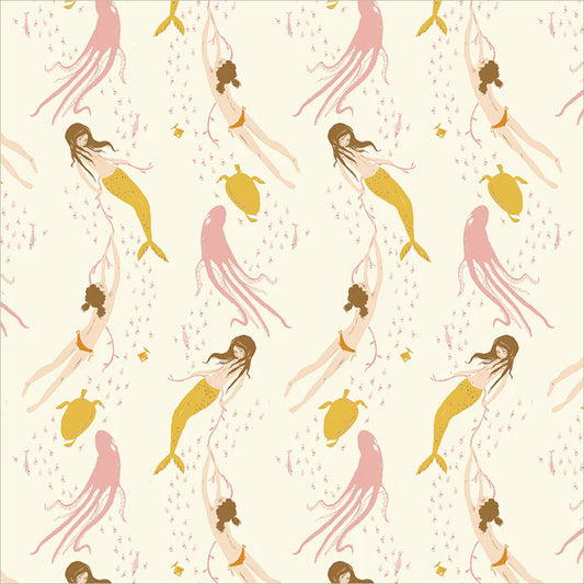 Windham Fabrics-Underwater Sisters-fabric-gather here online