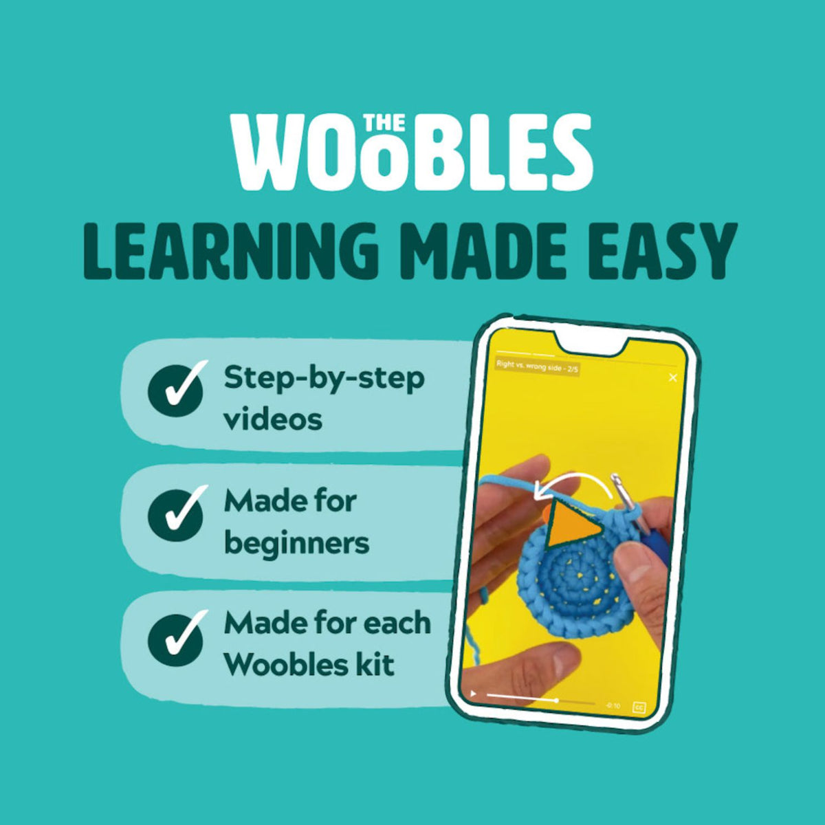 The Woobles-Hello Kitty® Beginner Crochet Kit-knitting / crochet kit-gather here online