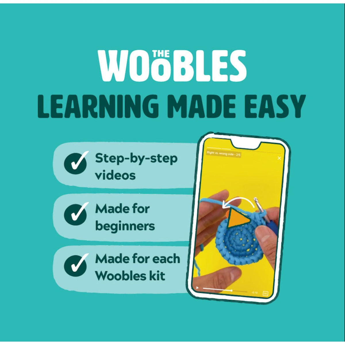 The Woobles-My Melody™ Beginner Crochet Kit-knitting / crochet kit-gather here online