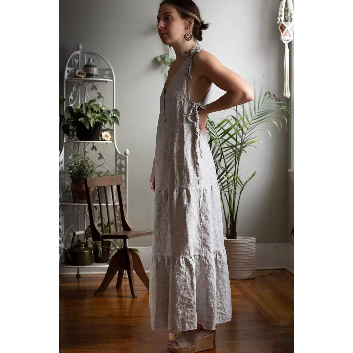 Charlie Darwin Textiles-Gypsy Moth Maxi Dress Pattern-sewing pattern-gather here online