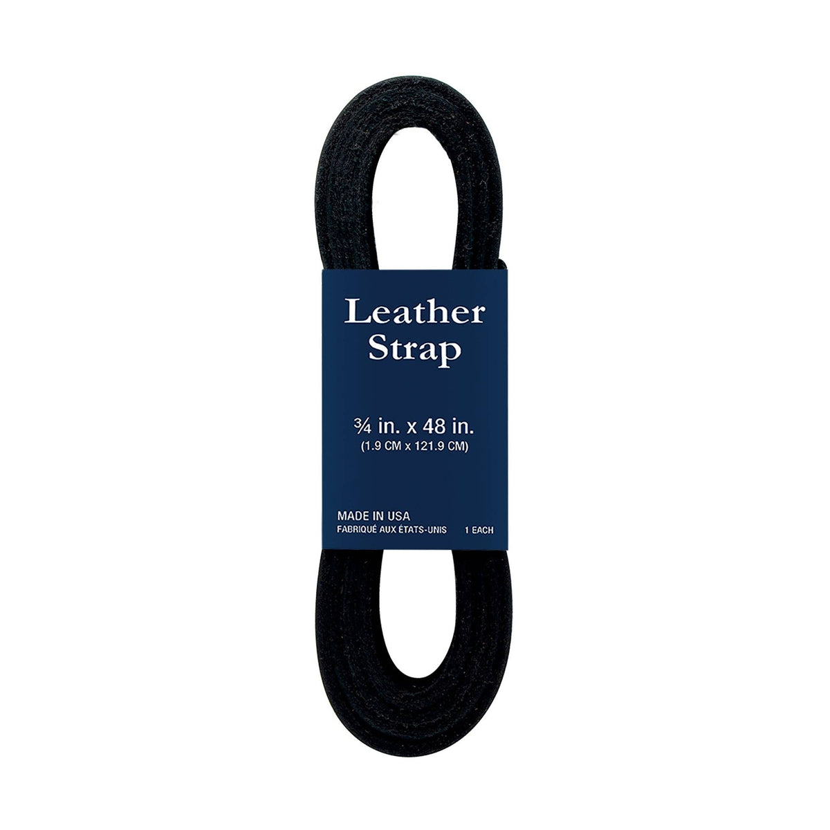 Realeather-Leather Strap 3/4" x 48"-trim-Black-gather here online