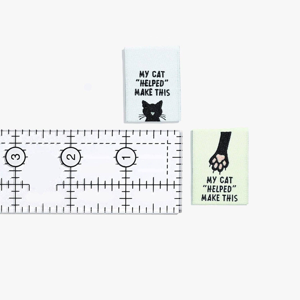 Kylie and The Machine-My Cat Helped Me Make This Woven Sew-In Labels-sewing notion-gather here online