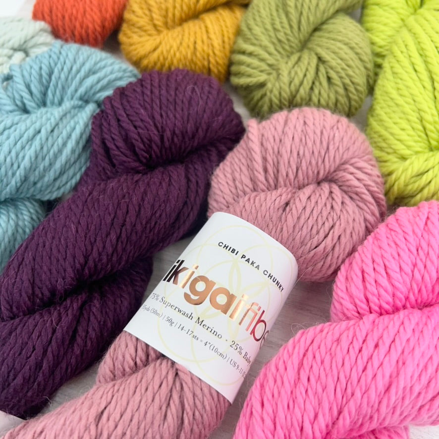 Ikigai Fiber-Chibi Paka Chunky - Skein-yarn-gather here online