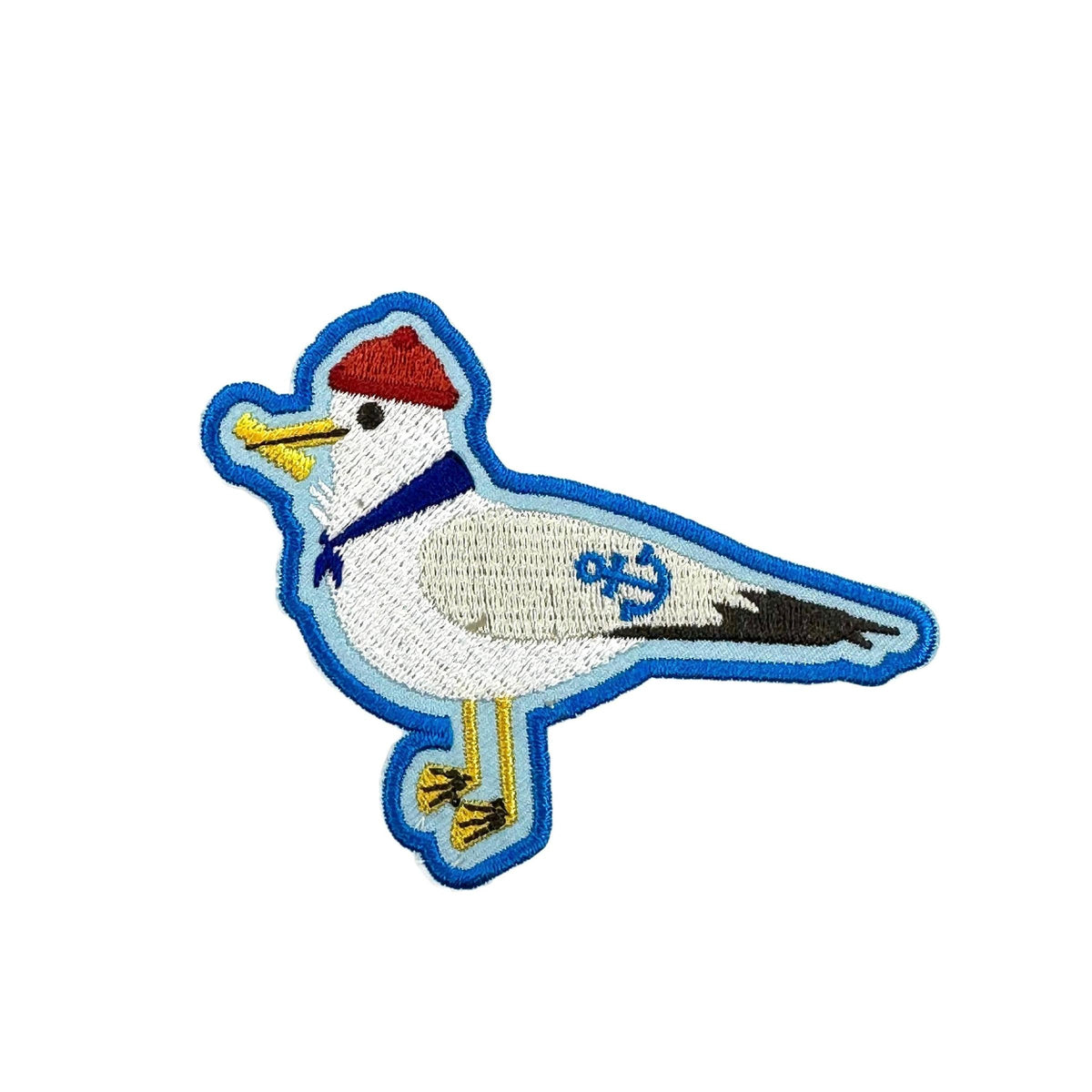 Sparkletown Studios-Snackin' Seagull Iron-On Patch-patches + pins-gather here online